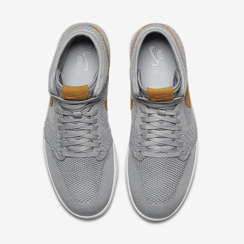 Nike Air Jordan 1 Flyknit Wolf Grey 919704 025 Grailify